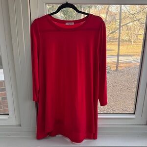 Red Women's Mountain Mamas Tunic Top
